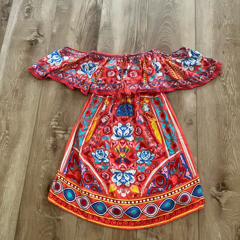 Off the shoulder dress